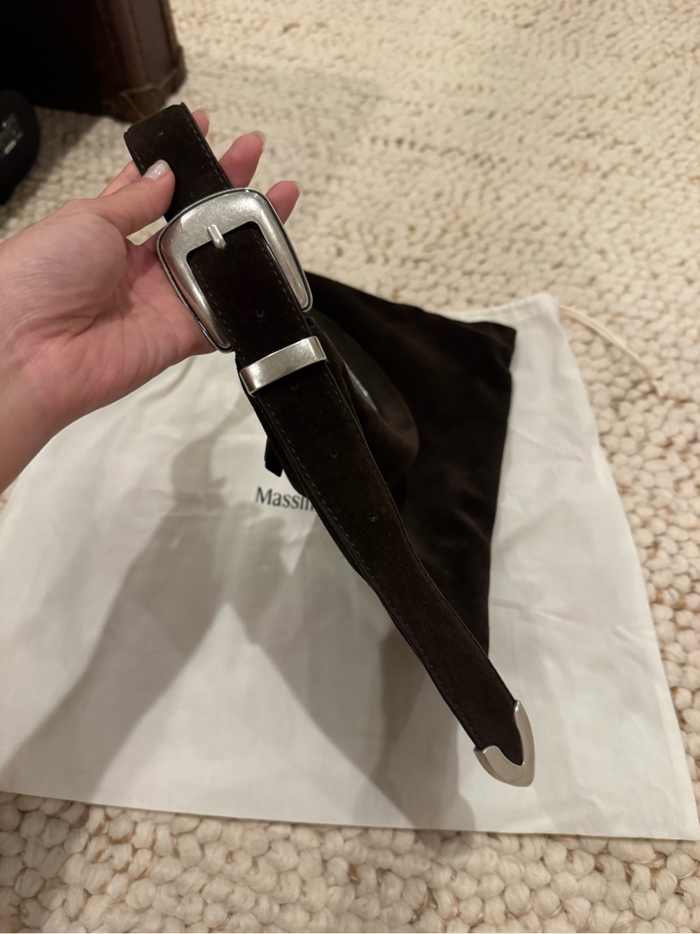 Massimo Dutti Suede Shoulder Bag - Picture 4 of 7